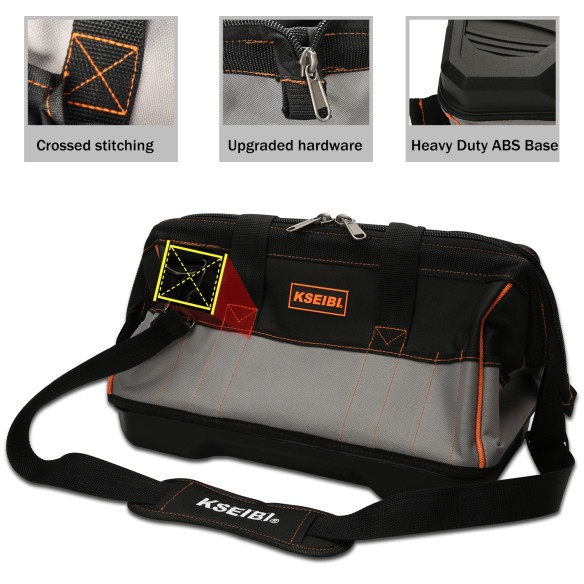 tool bag, backpack, with tools, electrician, organizer, tools sets & storage, 16"