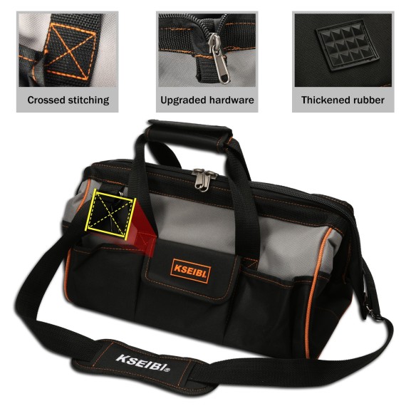 tool bag, backpack, with tools, electrician, 17", organizer, tools sets & storage