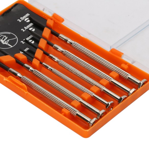 Precision Screwdriver 6-PC, Screwdrivers, for laptop, glasses, watch repair, phillips, sloted screwdrivers.