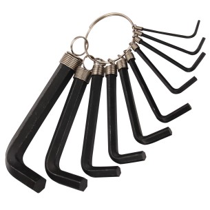 Premium Black Oxide Hex Key Set Ring | 10pc. Set for Precision Work | KSEIBI 2