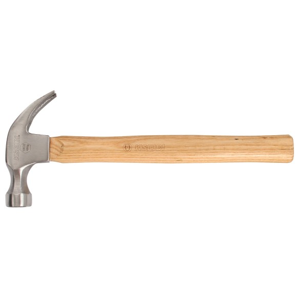 Claw Hammer With Wooden Handle, Contractor's Tools, claw hammer, pulling nails, driving, crafting.