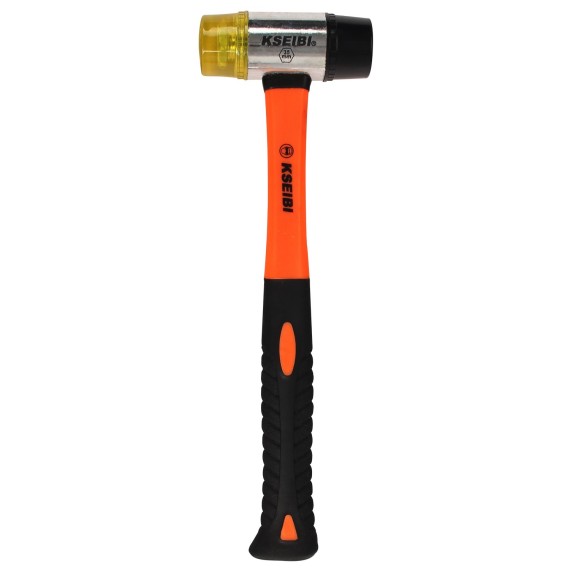 Soft Head Plastic Mallets Fiberglass Handle, Contractor's Tools, plastic mallets for wood workers, plastic tpr handle.