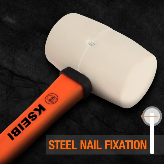 White Head Rubber Hammers PROGRIP Handle, Contractor's Tools, white head,
woodworking, construction.