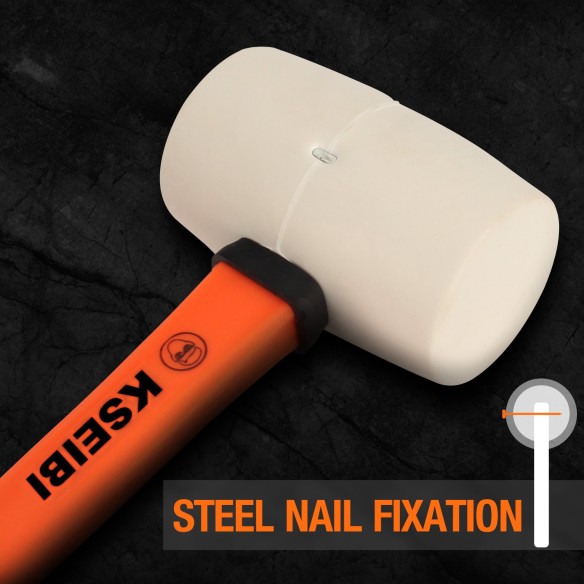 White Head Rubber Hammers PROGRIP Handle, Contractor's Tools, white head,
woodworking, construction.