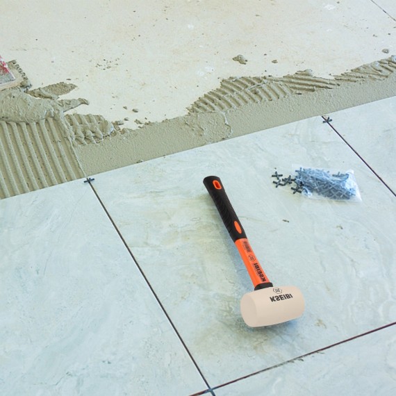 White Head Rubber Hammers PROGRIP Handle, Contractor's Tools, white head,
woodworking, construction.