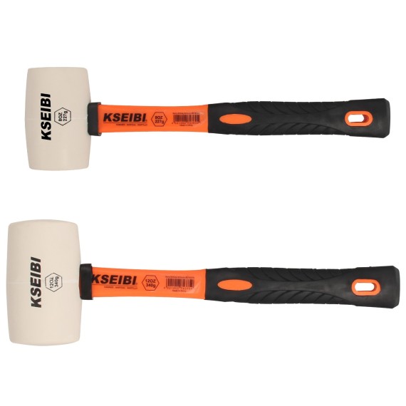 White Head Rubber Hammers PROGRIP Handle, Contractor's Tools, white head,
woodworking, construction.