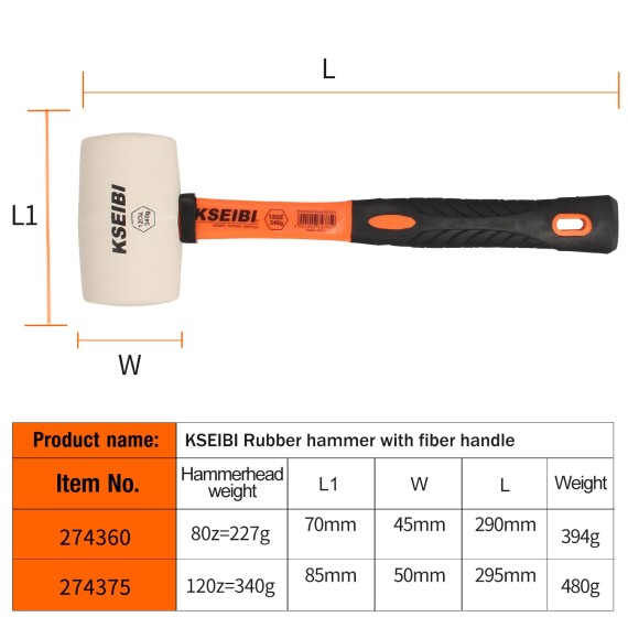 White Head Rubber Hammers PROGRIP Handle, Contractor's Tools, white head,
woodworking, construction.