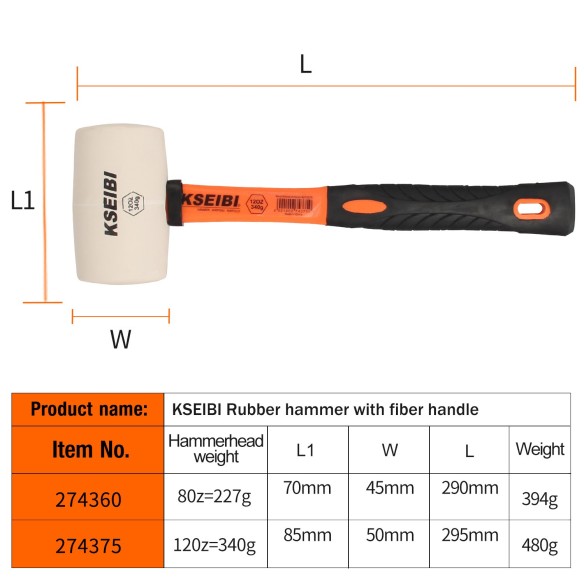 White Head Rubber Hammers PROGRIP Handle, Contractor's Tools, white head,
woodworking, construction.