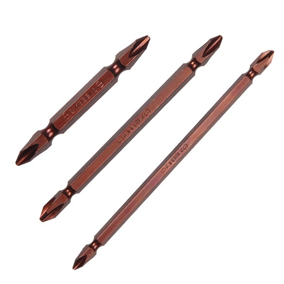 Screwdriver Bits Double-Ended, Screwdrivers, screwdriver bits, fitting into drills power tools, driving & extracting screws.
