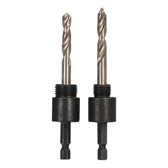 Quick-Release Holesaw Arbor, power tool accessories, bi-metal hole saw replacement mandrel with drill bit.