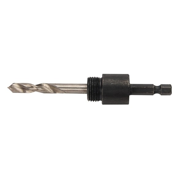 Quick-Release Holesaw Arbor, power tool accessories, bi-metal hole saw replacement mandrel with drill bit.