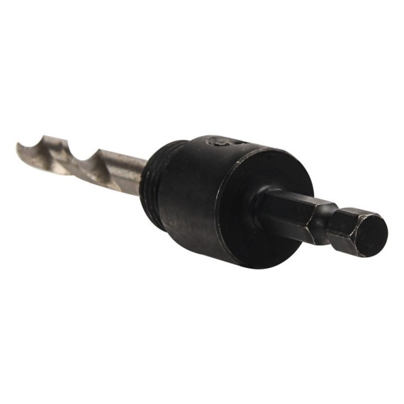 Quick-Release Holesaw Arbor, power tool accessories, bi-metal hole saw replacement mandrel with drill bit.