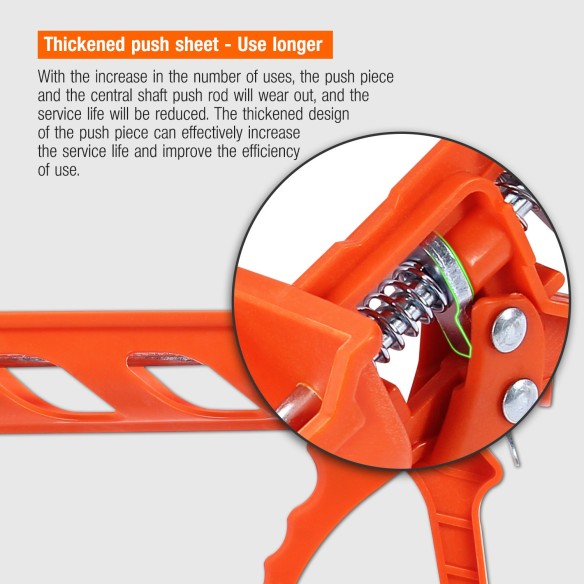 Caulking Gun ABS,  Contractor's Tools, cartridges,
practical,
has teeth for fixation