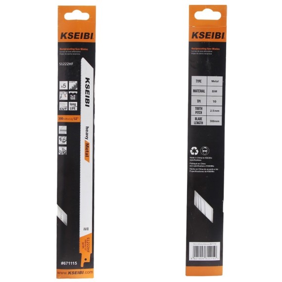 Reciprocating Saw S1226CHF - 280mm, power tool accessories,
jigsaw blade, heavy metal cutting sabre saw blade.