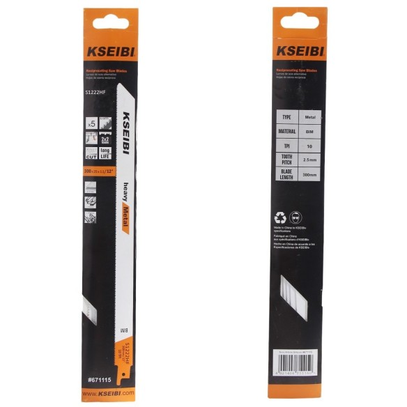 Reciprocating Saw S1226CHF - 280mm, power tool accessories,
jigsaw blade, heavy metal cutting sabre saw blade.