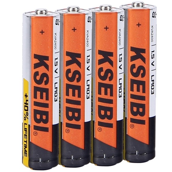 Alkaline Battery LR03/AAA - 4PCS,
non-rechargeable,High energy 1.5V Alkaline Battery for household and business appliances.