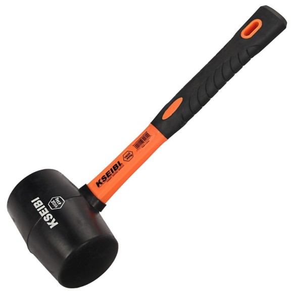 Rubber Hammer Hard Black Head/Progrip, Contractors Tools,
hammer,
rubber,
light weight.