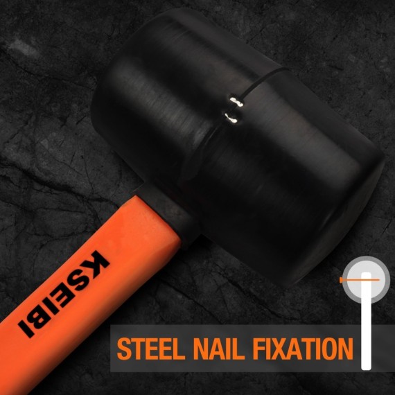 Rubber Hammer Hard Black Head/Progrip, Contractors Tools,
hammer,
rubber,
light weight.