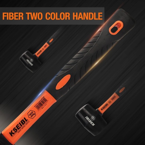 مطرقة مطاطية بقبضة ProGrip للإستخدام المنزلي والمهني | KSEIBI