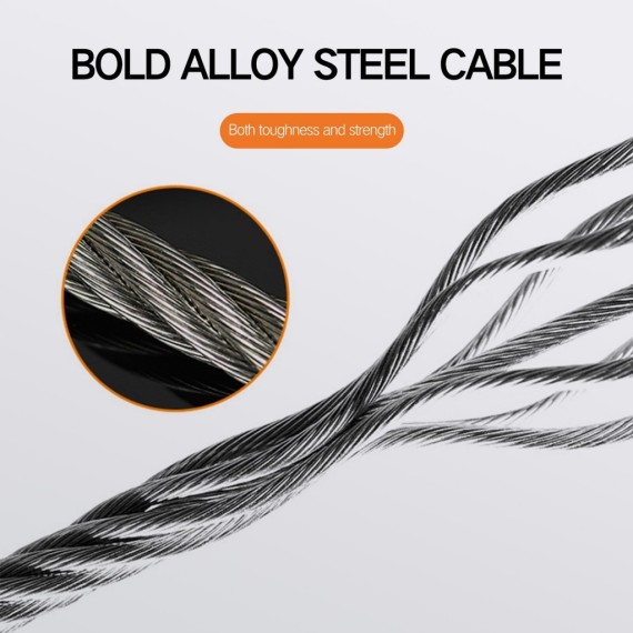 Bicycle Lock, bicycle cable lock with 2 keys, anti-theft alloy steel cable bike/scooter lock.