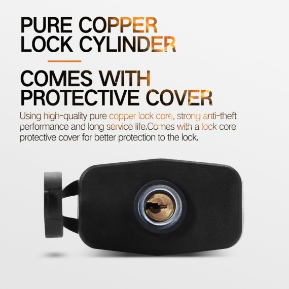 Waterproof Padlock, Heavy Duty waterproof security padlock with 2 keys, for locking cabinet doors/gates/lockers & baskets.