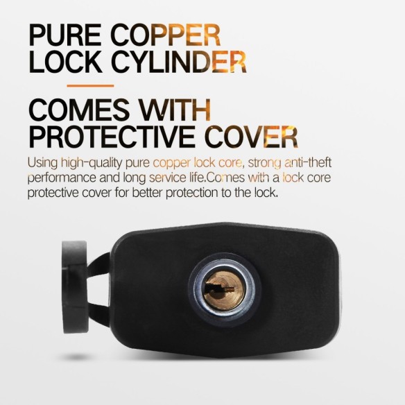 Waterproof Padlock, Heavy Duty waterproof security padlock with 2 keys, for locking cabinet doors/gates/lockers & baskets.