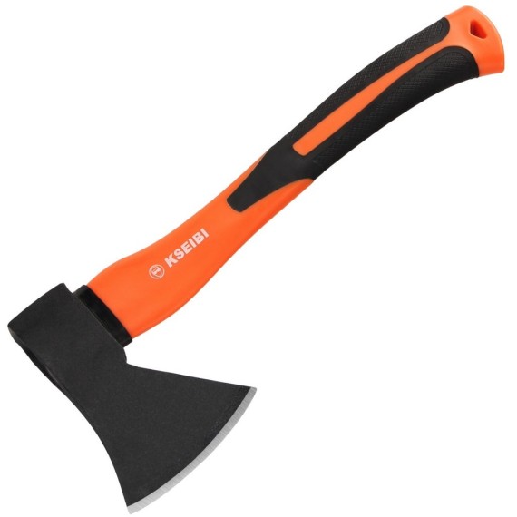 Axe With Fiberglass Handle, Contractor's Tools, wood cutting, clipping, shearing, hand tools.