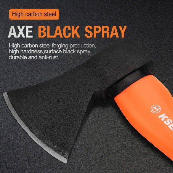 Axe With Fiberglass Handle, Contractor's Tools, wood cutting, clipping, shearing, hand tools.