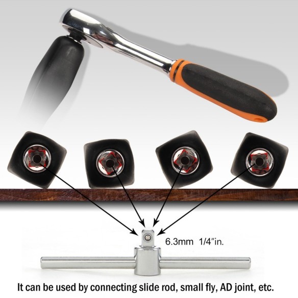 Spinner Handle 1/4", Sockets & Wrenches, handle, sockets, comfortable grip.