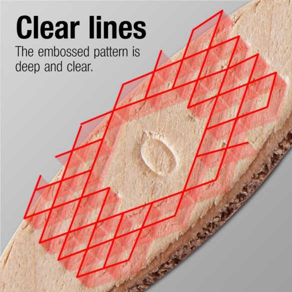 Wood Biscuits, Compressed hardwood biscuits jointer with 3 sizes, for woodworking in medium size furniture/cabinets/trim.