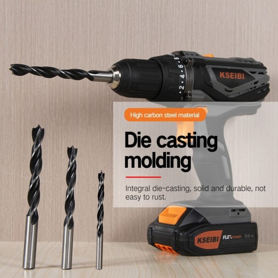 Brad Point Drill Bits, power tool accessories, professional woodworker brad point drill bit.