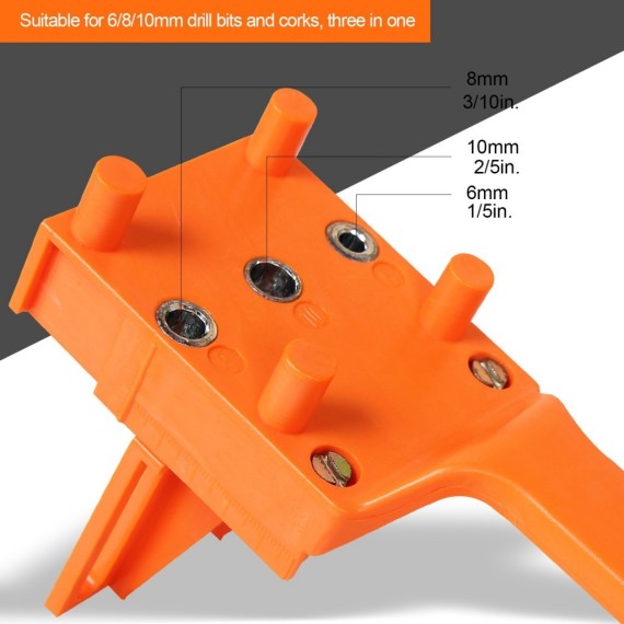 Universal Dowel Jig Set 5pcs Set Power Tools Accessories ,wood dowel drilling ,
doweling  jig set,dowel jig