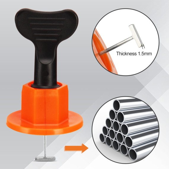 Tile Leveling System/Spacer, Contractor's Tools, tile,
reusable,
Tile leveling