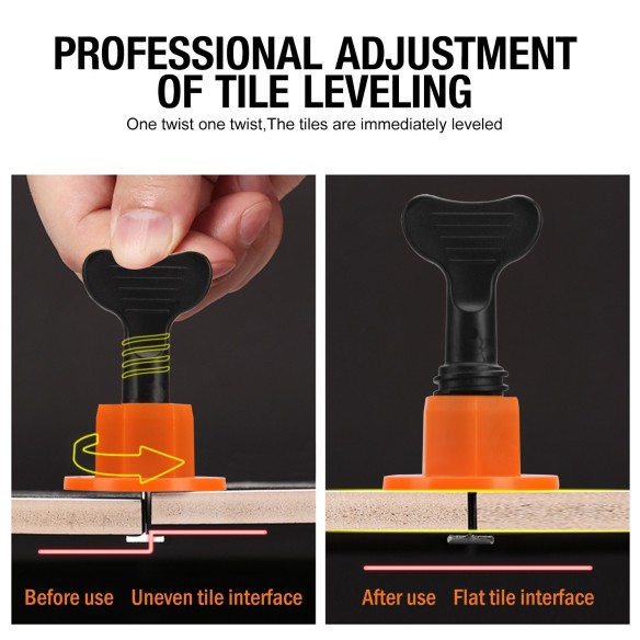 Tile Leveling System/Spacer, Contractor's Tools, tile,
reusable,
Tile leveling