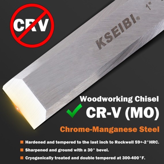 Wood Chisel Set PROGRIP 4-PC, Cutters & Saws Tools, woodworking chisel set for scraping glue, wooden chisel with rubber handle.