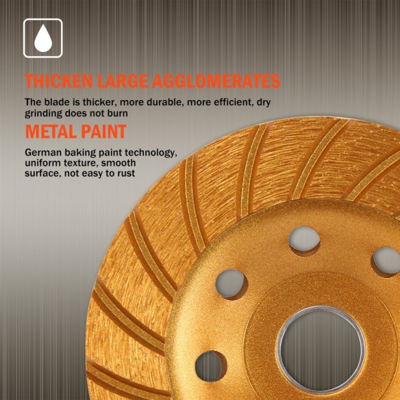 ديسك كسر حرف ألماسي سوبرتوربو 105×22.2 ملم لقطع البلاط والخرسانة | KSEIBI