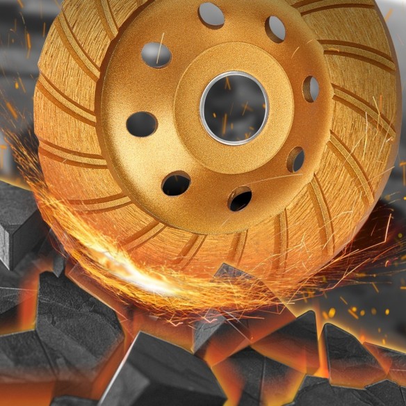 ديسك كسر حرف ألماسي سوبرتوربو 105×22.2 ملم لقطع البلاط والخرسانة | KSEIBI