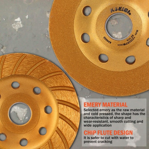 ديسك كسر حرف ألماسي سوبرتوربو 105×22.2 ملم لقطع البلاط والخرسانة | KSEIBI