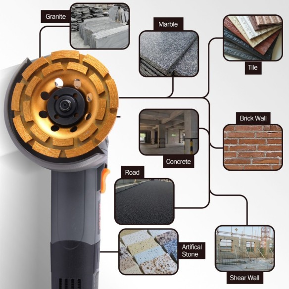 diamond cup wheels double raw,
power tools accessories, woodworking