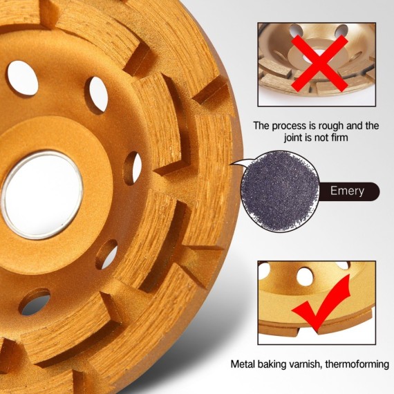 diamond cup wheels double raw,
power tools accessories, woodworking