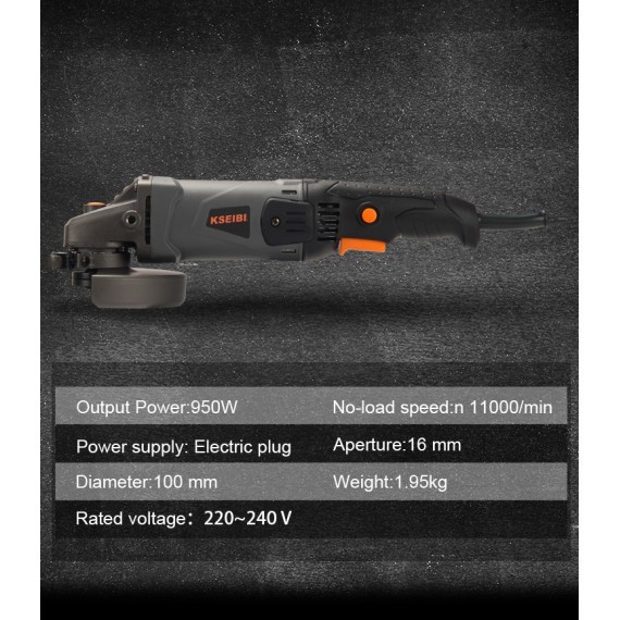 High-Powered KWS 20-180 Angle Grinder for Precision Grinding | KSEIBI
