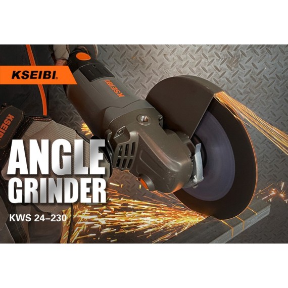 KWS 24-230，角磨机，2400W，适用于金属和石材 | KSEIBI