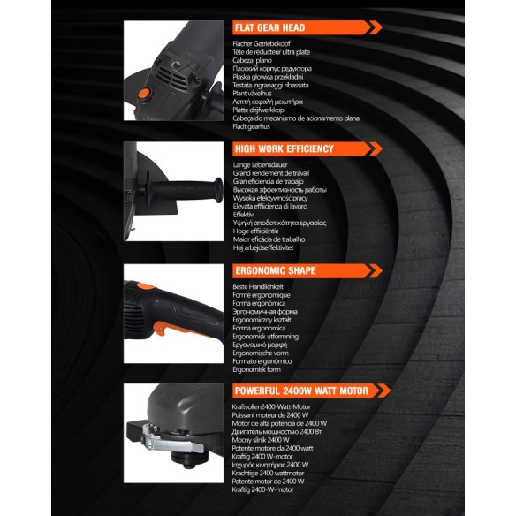 High-Power Angle Grinder for Heavy-Duty Projects | KSEIBI