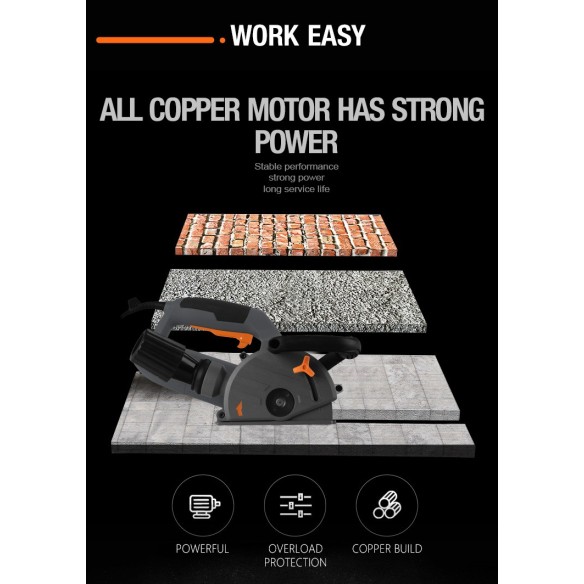 High-Performance KNF 15-125 Wall Chaser for Precise Cuts | KSEIBI