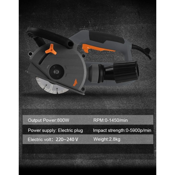 High-Performance KNF 15-125 Wall Chaser for Precise Cuts | KSEIBI