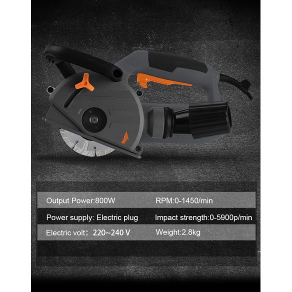 High-Performance KNF 15-125 Wall Chaser for Precise Cuts | KSEIBI