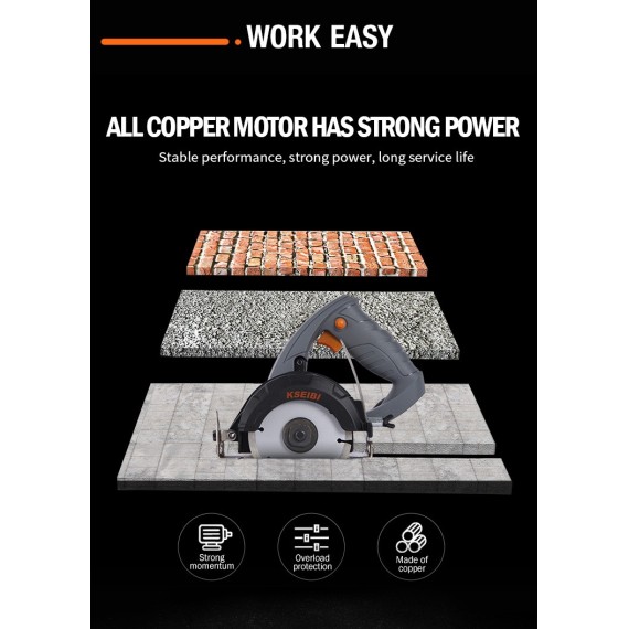 High-Precision KBG 12-110 Marble Cutter - Top Performance &amp; Durability | KSEIBI