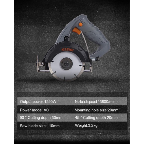 High-Precision KBG 12-110 Marble Cutter - Top Performance &amp; Durability | KSEIBI