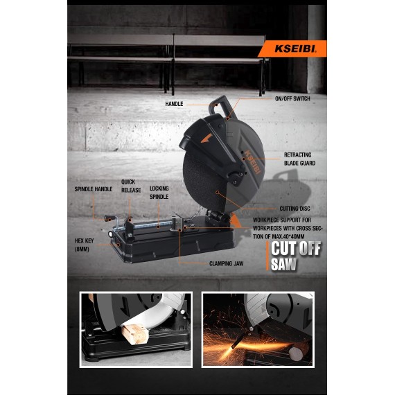 High-Quality GCO 260 Cut-Off Machine for Precision Cuts | KSEIBI