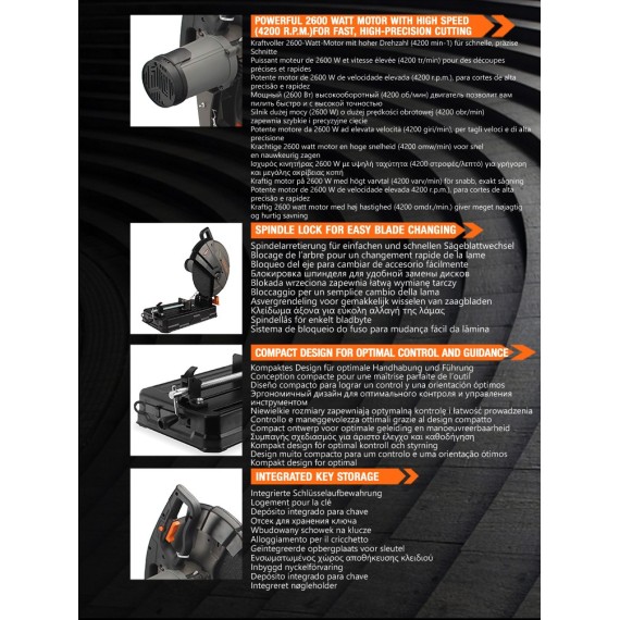 High-Quality GCO 260 Cut-Off Machine for Precision Cuts | KSEIBI